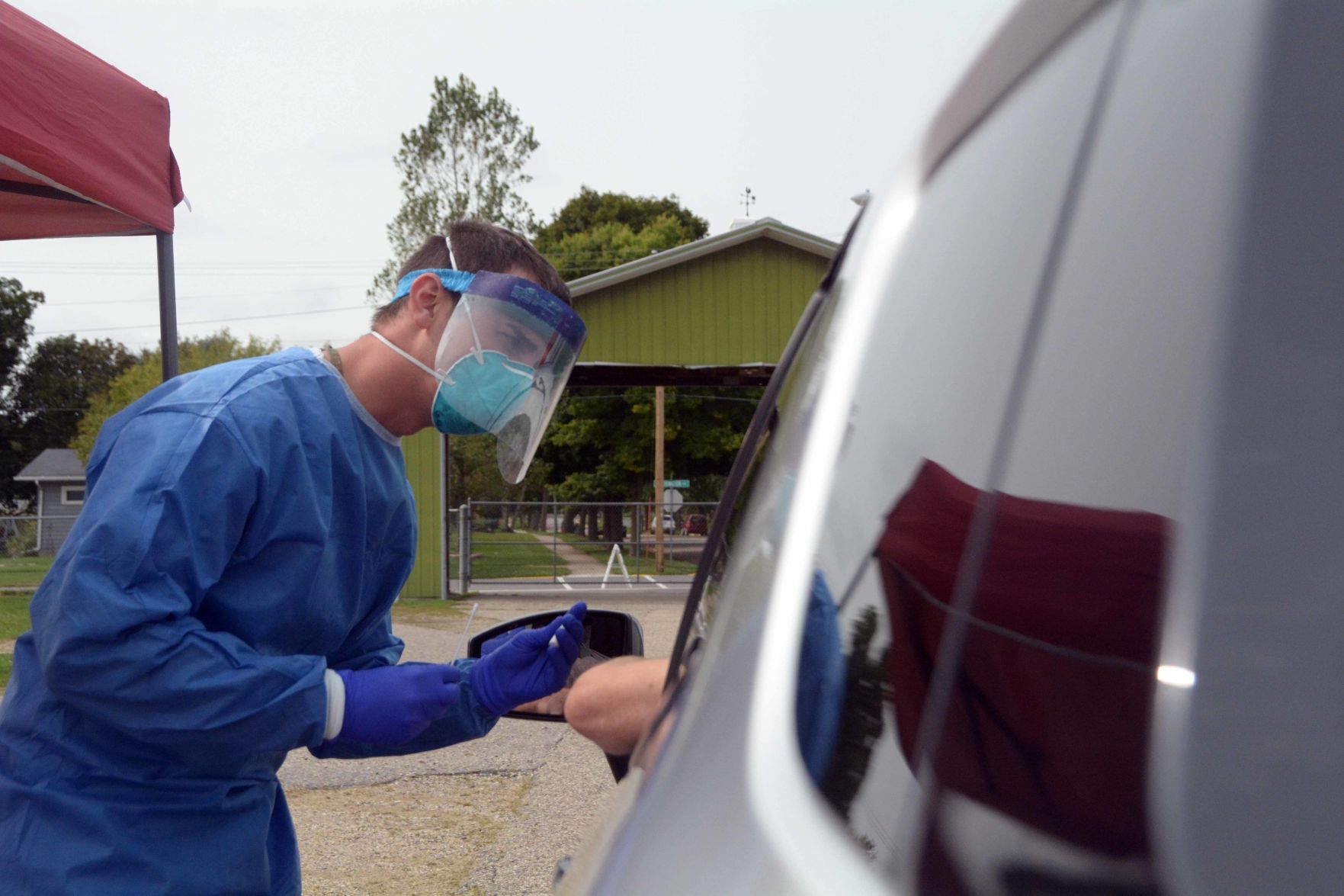 Wisconsin National Guard tests for COVID-19